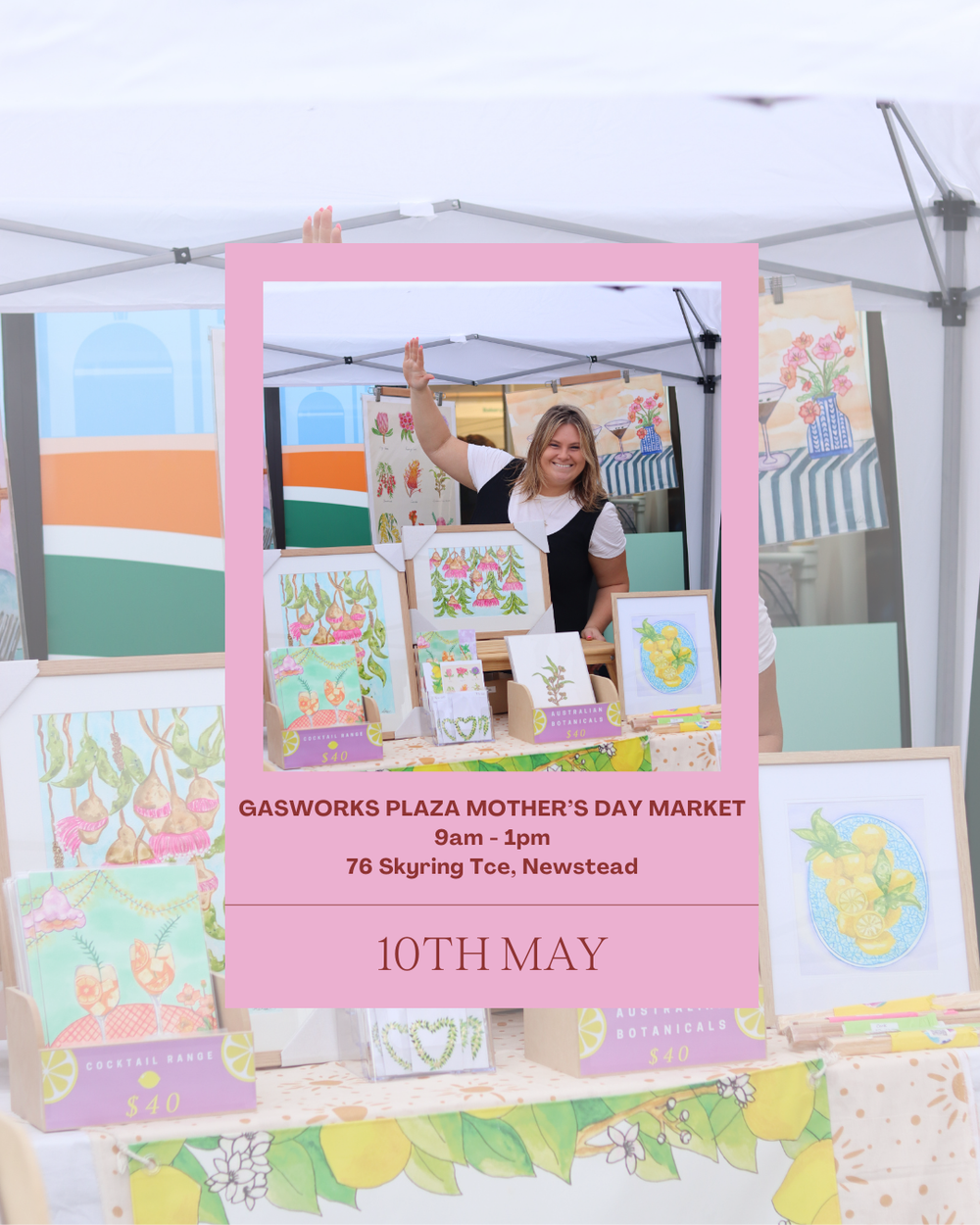 Market Preview: 10th May Gasworks Plaza Mother's Day Market