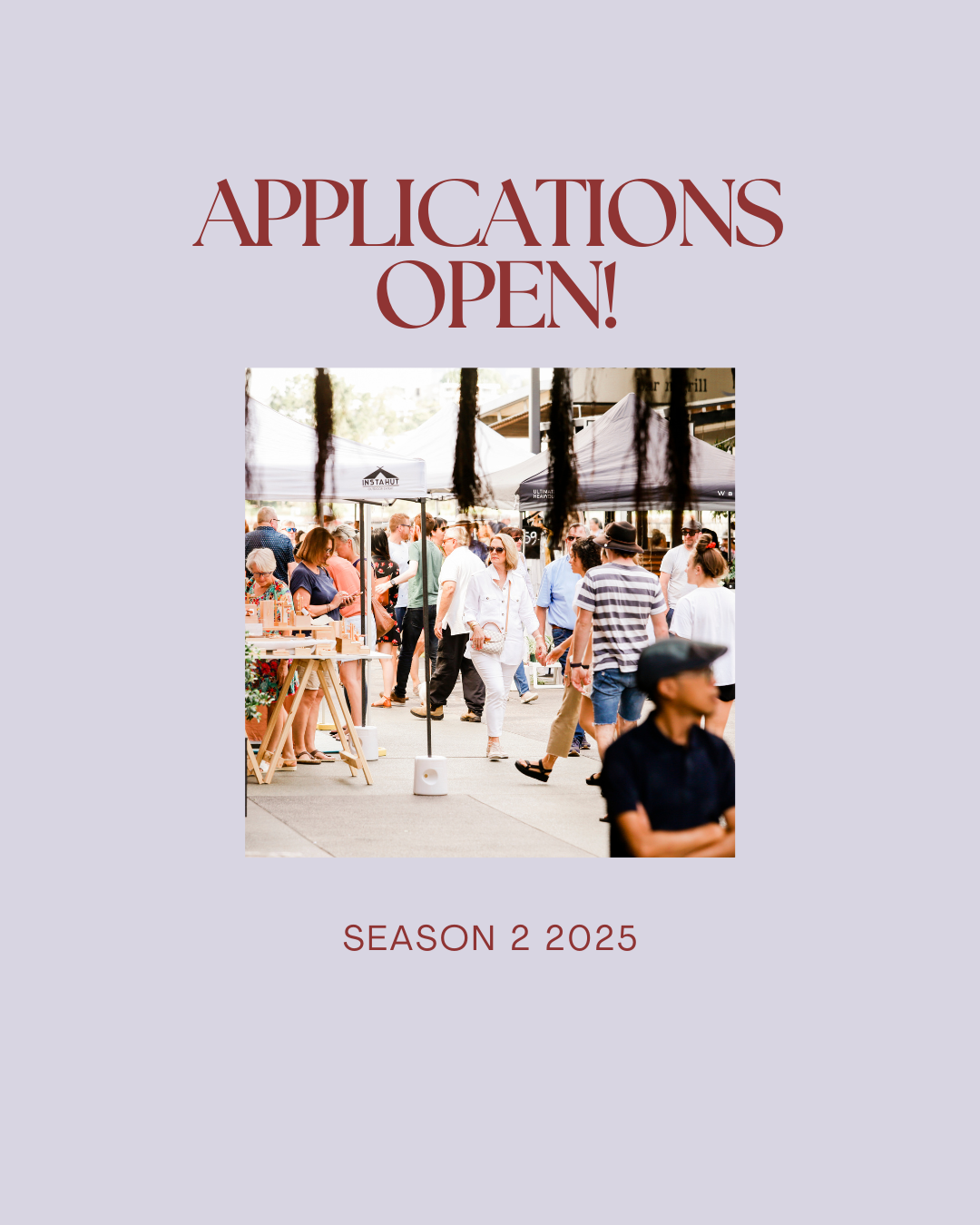 Season 2 2025 Applications are now Live!